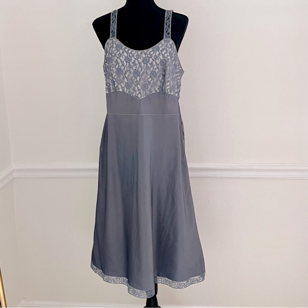 Vintage Barbizon 1960s Lace Slip Dress